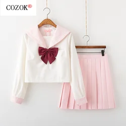 Schoolgirl Uniform Japanese Class Navy Sailor School Uniforms Students Clothes for Girls Anime COS Sailor Navy Suit Sailor Moon