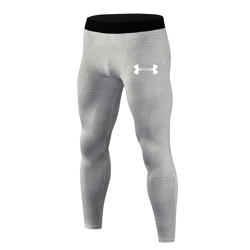 Осенние брендовые компрессионные обтягивающие штаны для бега, мужские спортивные Леггинсы MMA, спортивная одежда для фитнеса, длинные штаны для тренажерного зала, мужские Бегуны