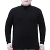Autumn winter Men sweater 5XL 6XL 7XL 8XL Bust 143cm Plus size Solid color sweater men 3 colors 3