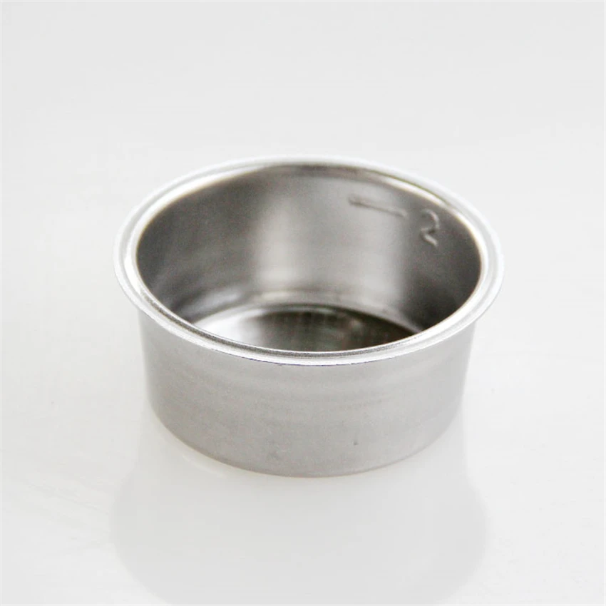 51mm Coffee Filter Basket 2/4 Cup Capacity Stainless Steel Non Pressurized Filter Basket Coffee Machine Accessories For Barista
