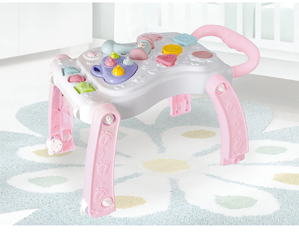 IMBABY baby walker Многофункциональная игрушка-ходунок треугольная структура анти-Роллер ходунки для детей обучающая игрушка-ходунок