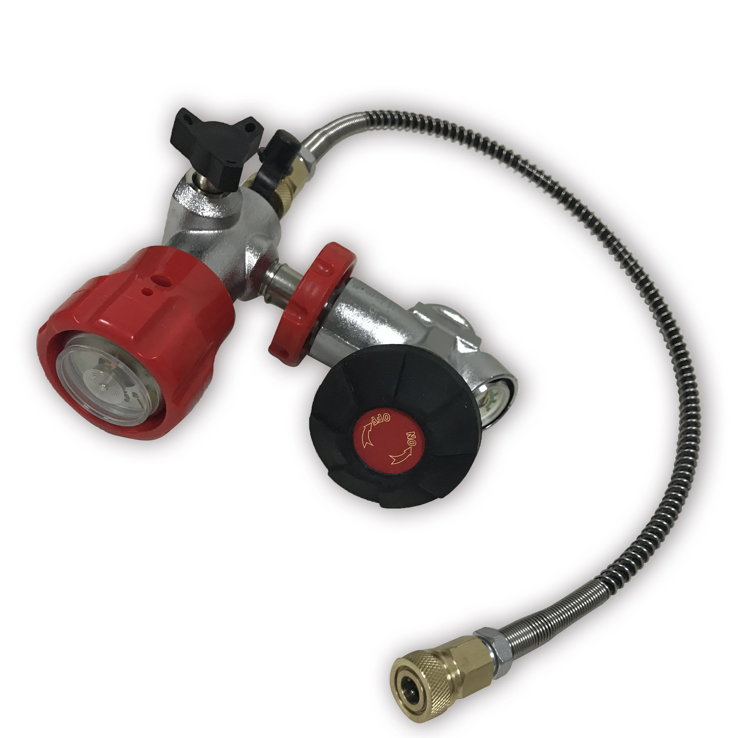 AC301 Pcp Tank Valve With Filling Station Used Filled With Compressed Air For 300Bar Pcp Air Rifle Cylinder/Paintball Tank