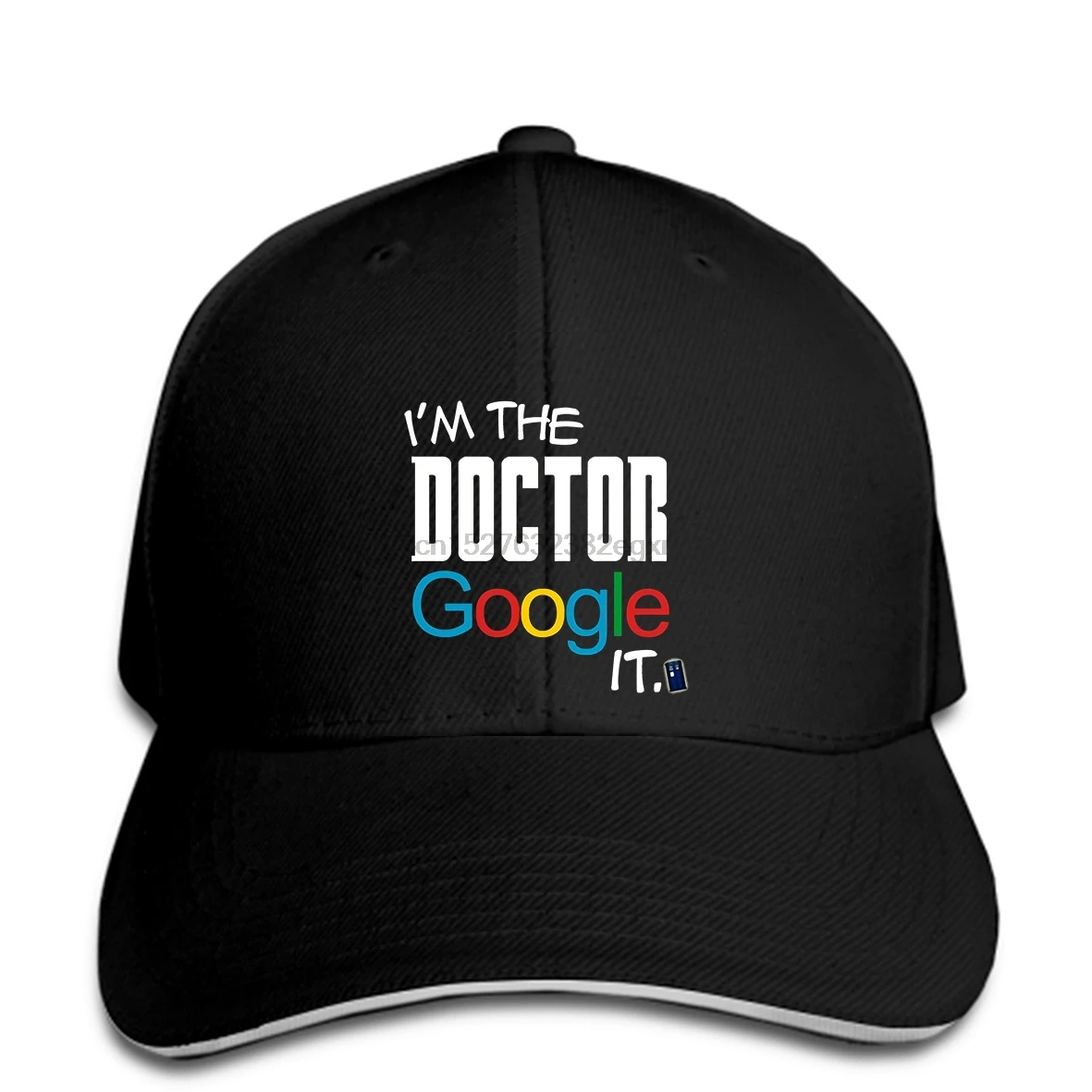Печатная Мужская бейсболка стиль Im Доктор Google. Забавная Женская Бейсболка