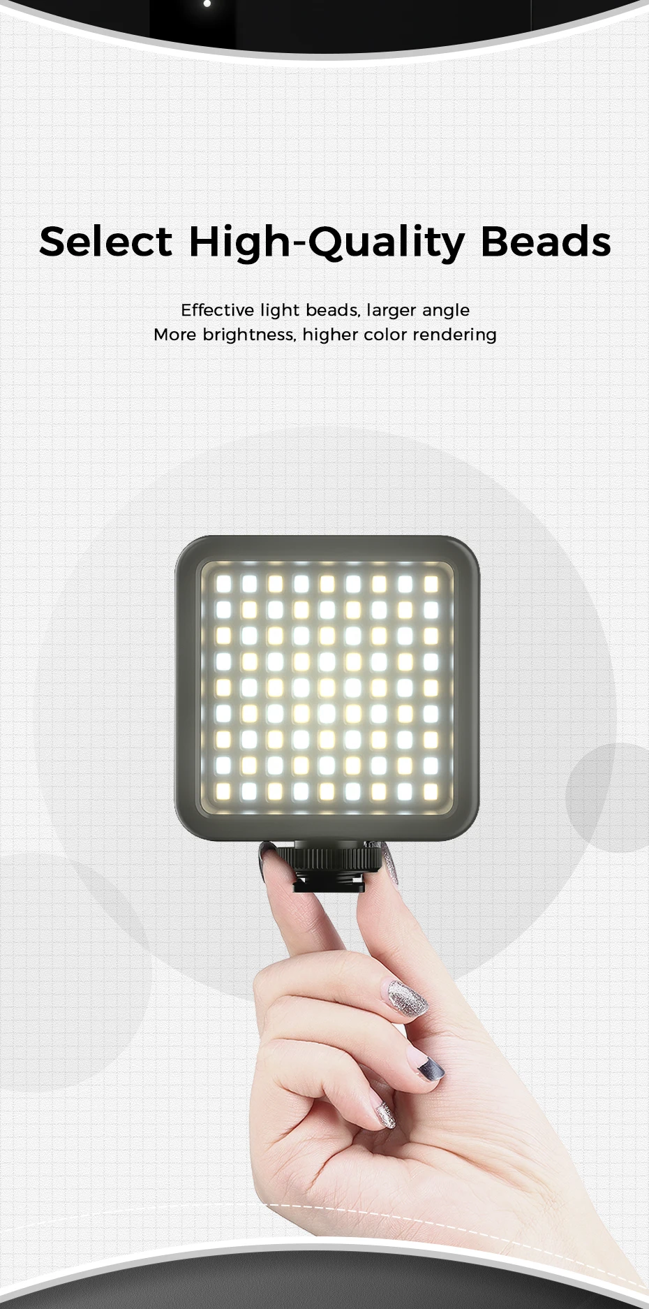 Ulanzi VL81 VL200 3200k-5600K Dimmable Mini LED Video Light for Smartphone SLR