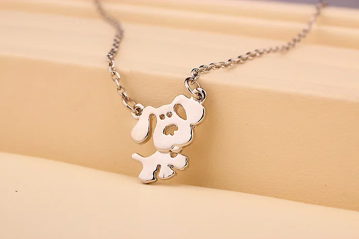 

Japanese Korean New Style Simple Cute Short Necklace Students Couples Chinese Zodiac Year of Fate Dog Gold Plated Choker