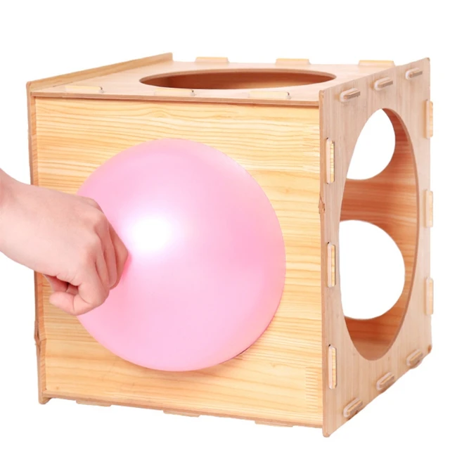 30cm Wood Balloon Sizer Cube Box Balloons Measuring box For Birthday Party  Baloons Arch garland Wedding Decoration ballon tool - AliExpress