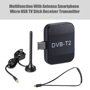 

TV Stick Adapter Smartphone Stable Signal Offline Tuner With Antenna Micro USB Video Audio Receiver Transmitter HD Channel Home