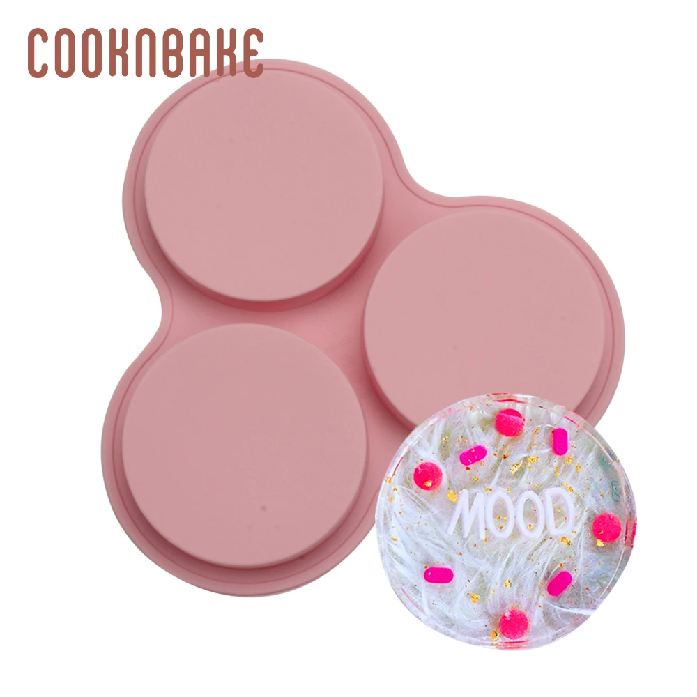 CDY-309 COOKNBAKE, большая силиконовая форма для мыла ручной работы, дисковая форма для конфет, шоколада, льда, форма для торта, хлеба, кондитерских изделий, инструмент для украшения торта - Цвет: CDY-309