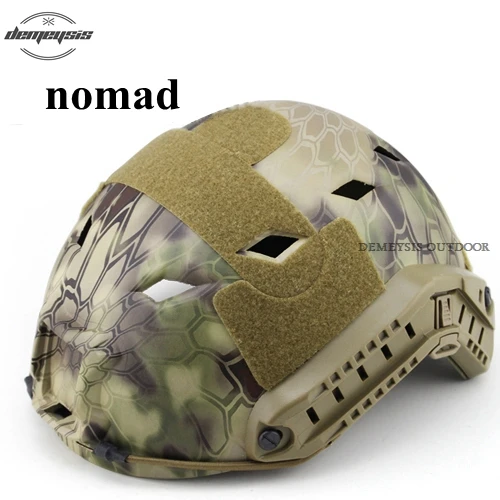 nomad Новые военные тактические шлемы армейский страйкбол стрельба Пейнтбол Быстрый Шлем Крышка OutdoorCS Wargame боевой шлем - Цвет: nomad