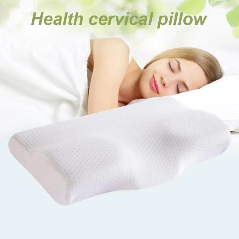 

Memory Foam Bed Cover Protective Foam Bed for Slow Recovery Memory Foam Cushion Moth Shape Cervical Salt Cushion Size 50 * 30CM