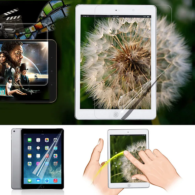 Экран Защитная крышка для iPad 2/3/4 5 6 iPad Air iPad Mini 1 2 3 4 5 Экран Защитная крышка для iPad Pro 9,7 10,5 11 12,9 мягкая защитная пленка Ecran