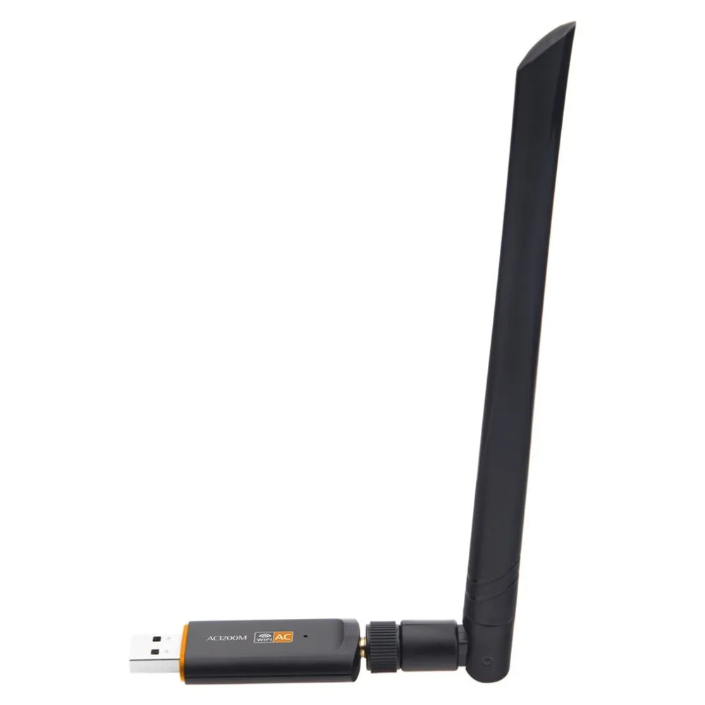 Беспроводной Wi-Fi USB адаптер двухполосный AC 1200 Мбит/с 2,4/Wi-Fi 5 ГГц с воздушными 802.11AC сетевая высокоскоростная карта USB3.0 приемник