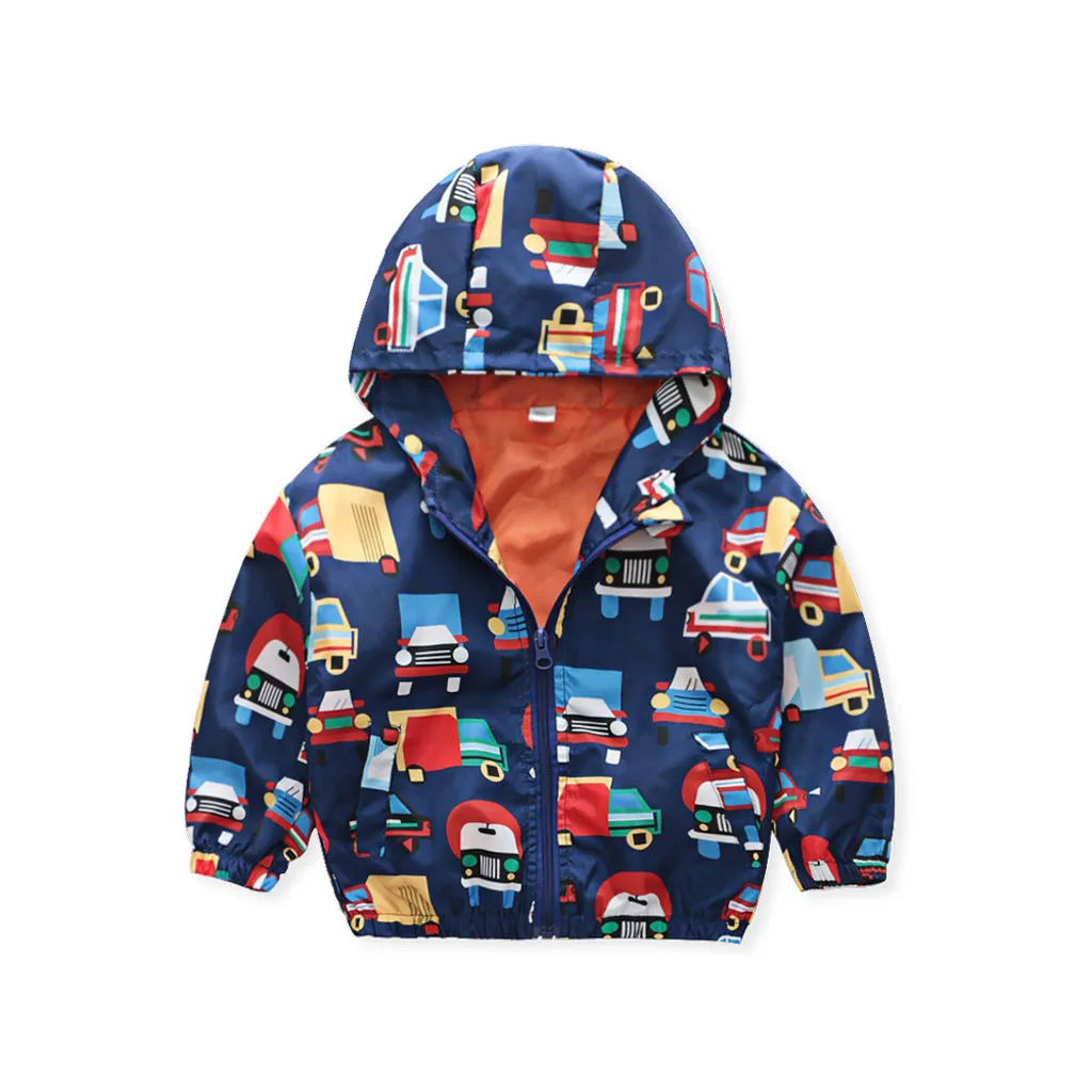 Toddler Kids Baby Boys Clothes Cartoon Animal Hooded Coat Jacket cappotto bambina Outwear Hoodie Windproof Outfits Winter