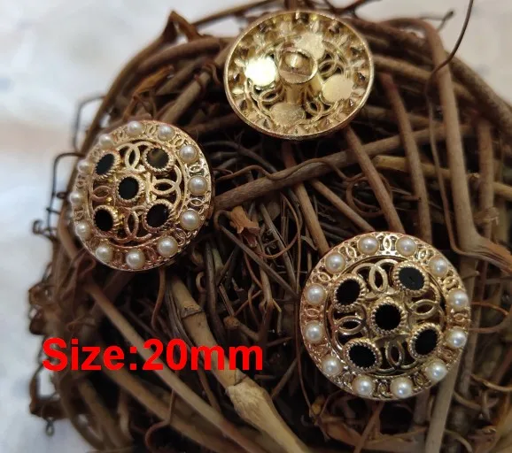 NO11 Size 20mm black Новинка, 10 шт., Высококачественная модная металлическая куртка с золотой головой льва, пальто на пуговицах, рубашка на пуговицах, размер 23 мм, по всему миру - Цвет: NO11 Size 20mm black