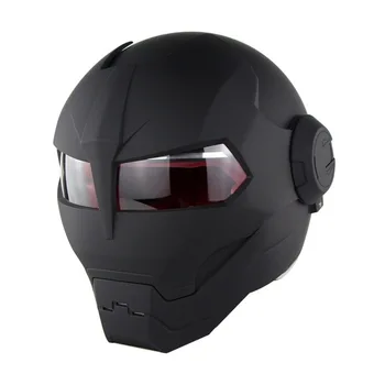 

Motocross Iron Man Helmet Riding Street Full DOT Capacetes Racing Motorcycle Helmets Off-road ECE Headgear Protective