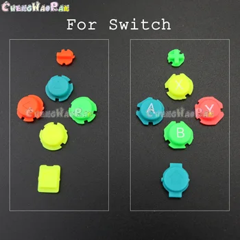 

1set - 100sets Colorful ABXY Directions Keys Buttons Joystick for Nintendo Switch NS NX Controller Joy-con Left Right Controller