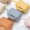 Cartoon Bear Baby Drinking Cup Double Handle Straw Feeding Cup BPA Free Soft Silicone Learn To Drink Cup  Newborn Accessories 3