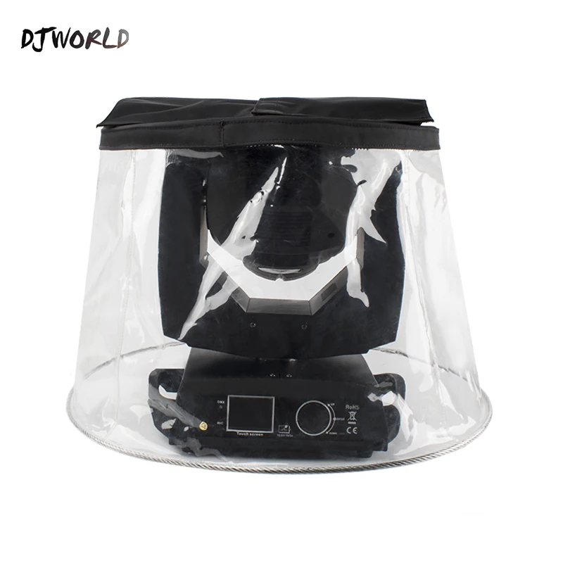 

Djworld Rain Cover Transparent Snow Coat Waterproof Covers Outdoor Concert Shows Uplight For LED Par Light Moving Head Light