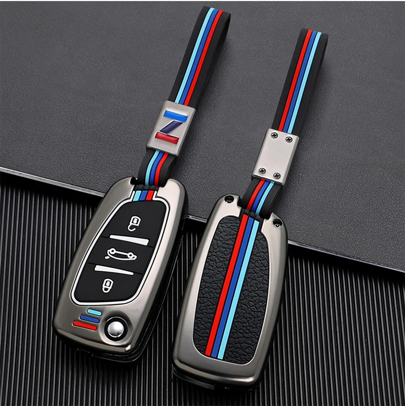 Zinc Alloy Car Key Case Cover Shell Fob For Citroen C1 C2 C3 C4 C5 Xsara Pica - For Peugeot 306 407 807 For Ds Ds3 Ds4 Ds5 Ds6 - Racext™ - Citroen REMOTE CONTROLS AND KEYS - Racext 129