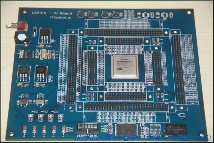 Для Xilinx Virtex 4 XC4VSX35 минимальная системная макетная плата Экспериментальная плата