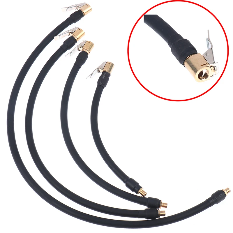 Air Rubber Hose Flexible Tire Valve Extension Tube Adapter for Air Compressor Tire Inflator Pump