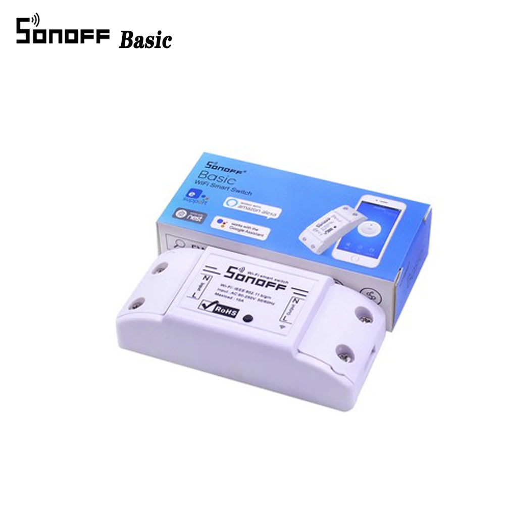 2/3/5/6/8/10 шт. Sonoff Basic умный дом переключатель Wi-Fi Беспроводной дистанционного Управление светильник таймер DIY модули 10A/2200W через Ewelink
