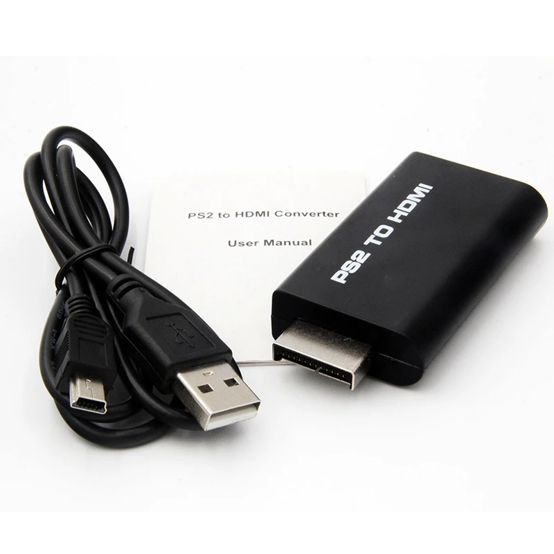 IG-PS2 к HDMI видео конвертер AV адаптер ж/3,5 мм аудио выход для HDTV монитора