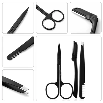 

1PC Professional Manicure Scissor Eyebrow Makeup Scissors Eyelash Cutter Eyebrow Tweezer Cuticle Nails Scissors Hair Remove Tool