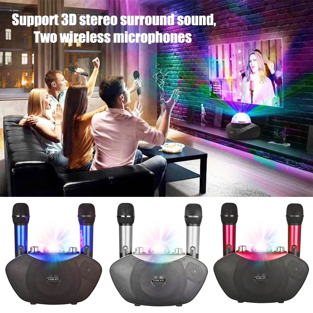 Y-8 Wireless Microphone Bluetooth Speaker  Outdoor