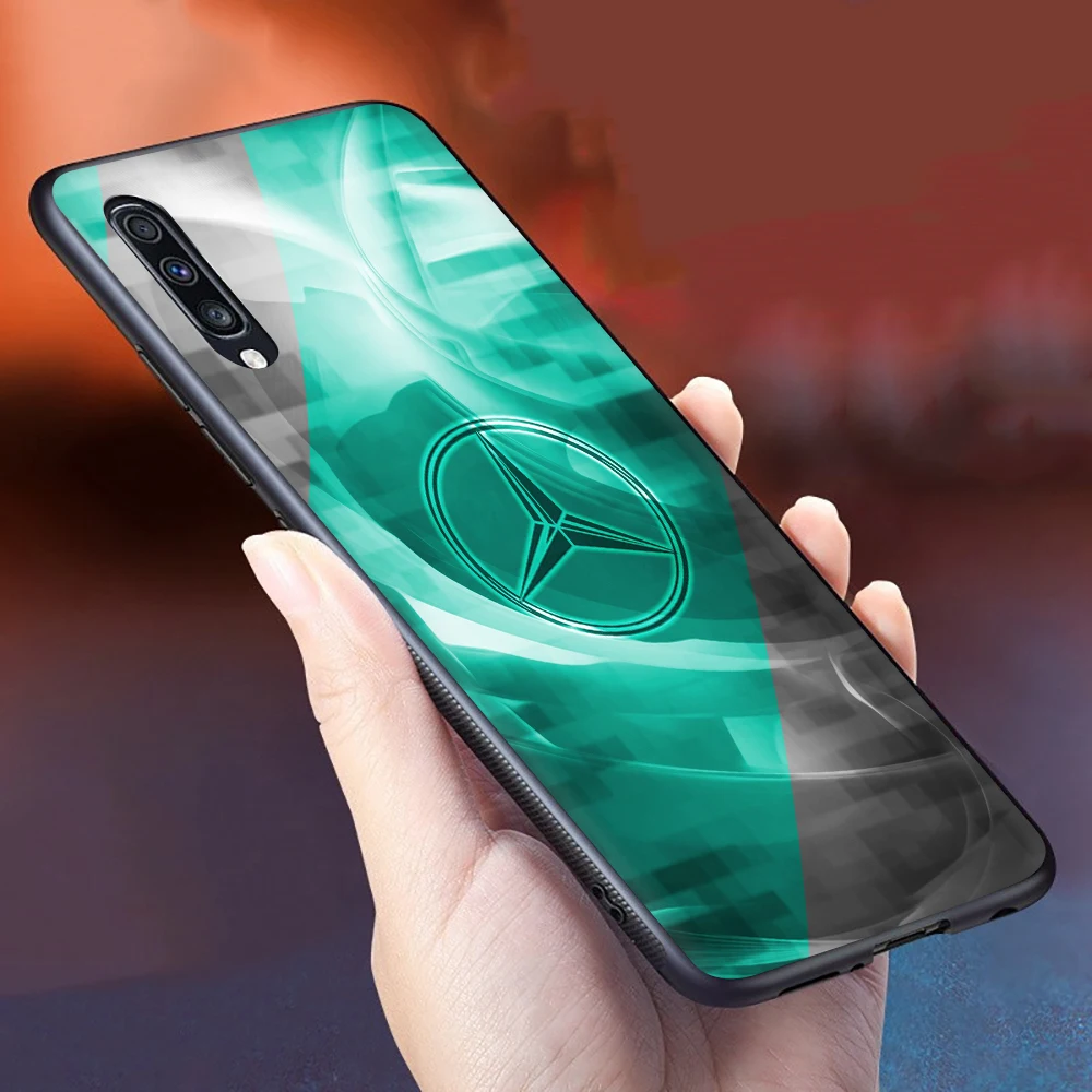 B8 Mercedes логотип мягкий силиконовый чехол для телефона для samsung Galaxy A3 A5 A6 плюс A7 A8 A9 J4 J6 J7 Duo J8 - Цвет: B8