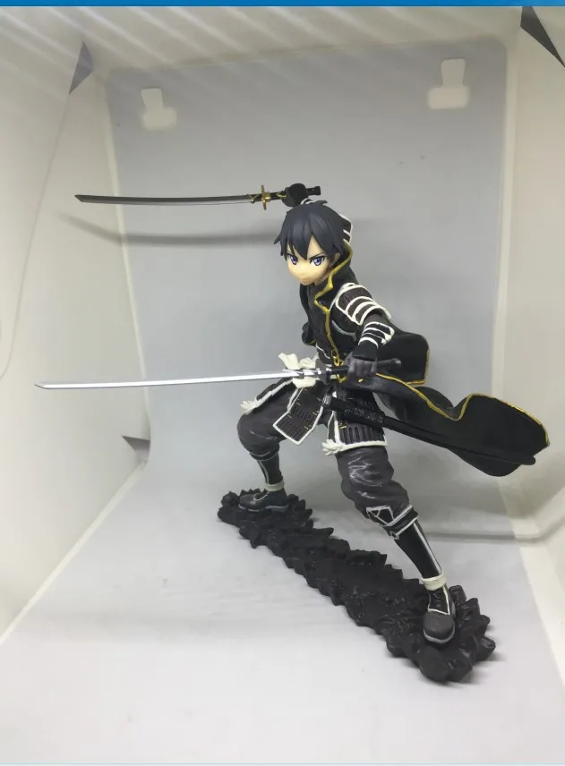 Ollie аниме Sword Art Online Howe Block Samurai 4 поколения Kazuto Pitch-black of Tigers Garage Kit украшение