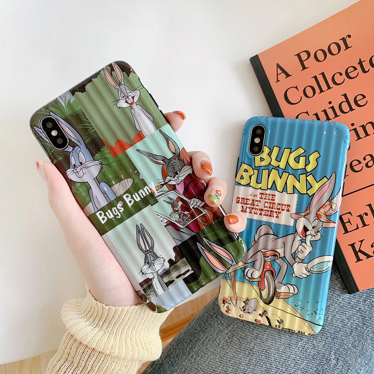 Long - eared rabbit trunk phone case For iphone 7 8 Plus IX XR6.1XMAX6.5 Cover iphone xs case  phone case iphone 8 case