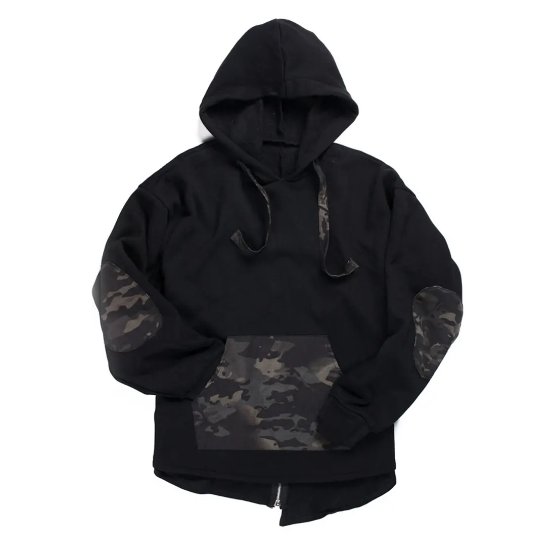 

BACRAFT Japanese Style Pullover Hoodie Tactical Loose Long Sleeves - (MCBK) S/M/L/XL