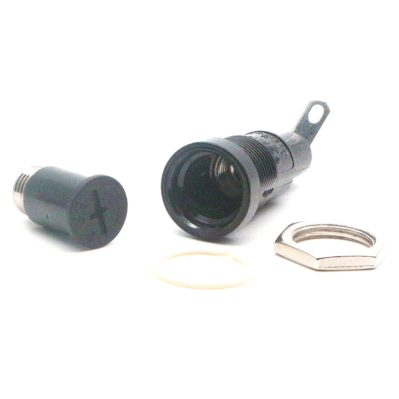 R3-11B/Тайвань SCI Держатель предохранителя/фенольные(UL пламя: 94V-1)/10A 250V 5*20 мм/предохранители/2 шт в упаковке/без предохранителя внутри