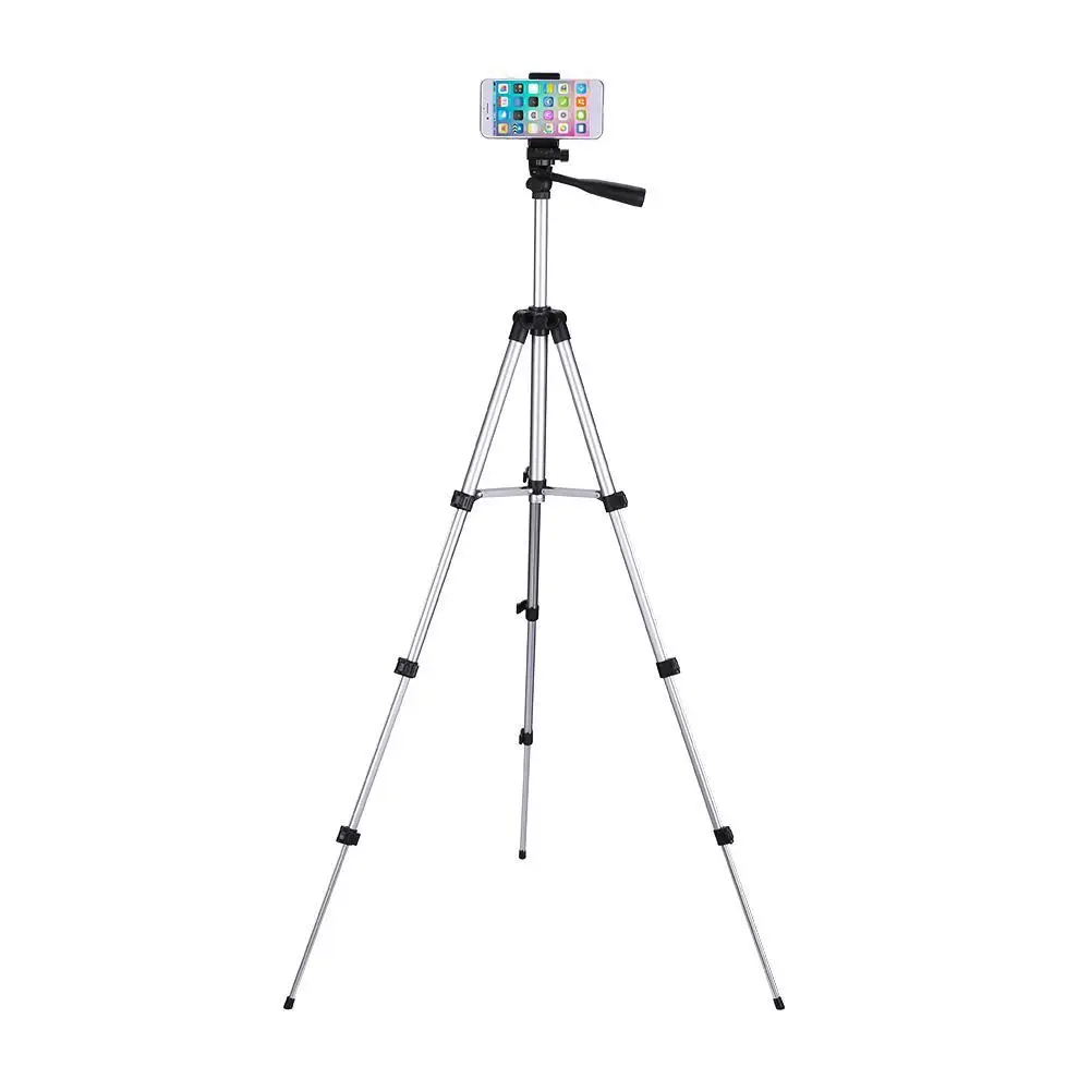 Professional Foldable Camera Tripod Holder Stand Screw Stabilizer Aluminum with Phone for DSRL Smartphones | Электроника