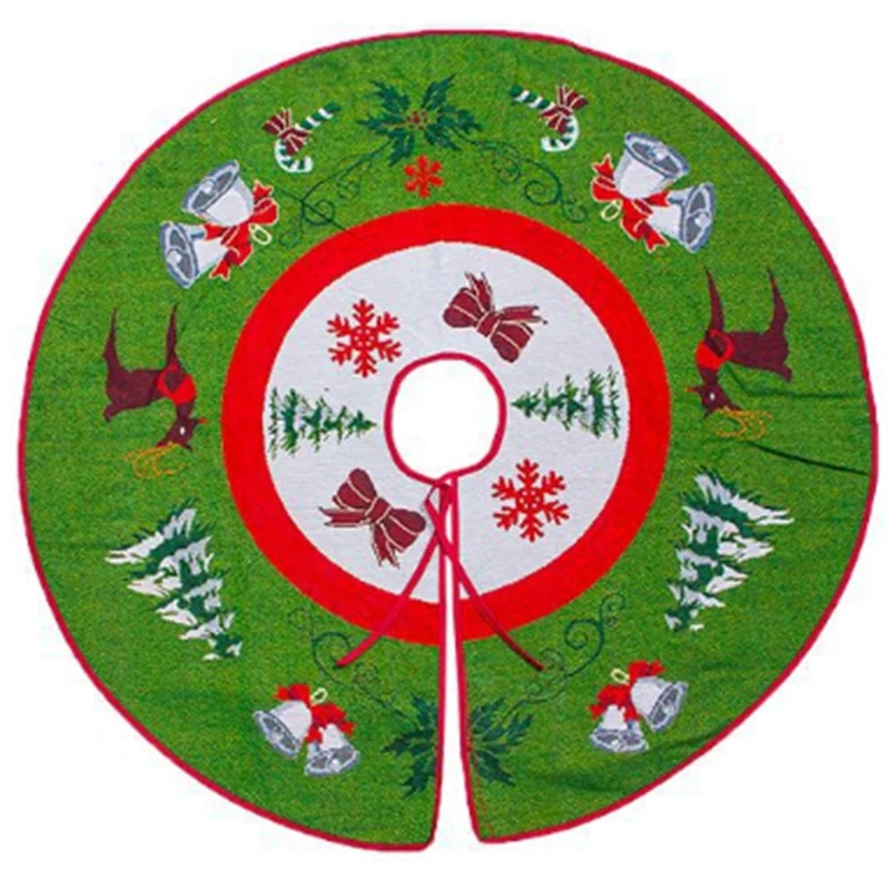 1Pcs Christmas Tree Skirts Decoration Carpet Merry Christmas Decorations for Home Market Xmas Tree Skirts New Year Decoration 40
