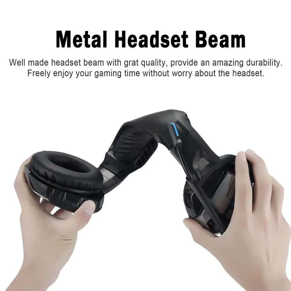 K5 head mounted professional wired gaming headset with mic LED light subwoofer computer headset for mobile phones
