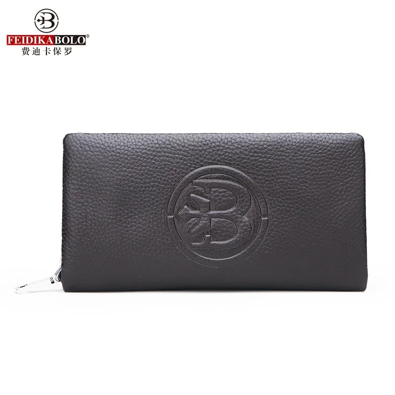 

Casual Fashion 2018 Spring Hot Selling Full-grain Leather MEN'S Wallet Korean-style Trend Men Clutch Bag
