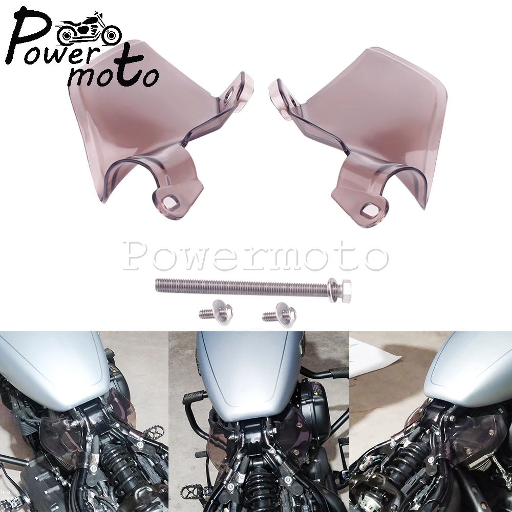

Motorcycle ABS Plastic Air Heat Deflector For Harley Softail Slim FLSL Street Bob Fat Bob Street Low Rider Heat Deflector Shield