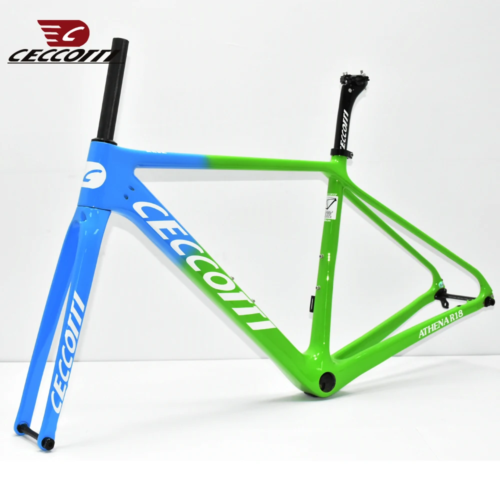 2020 carbon road disc bike fram Ceccotti 142*12 thru axle road speed