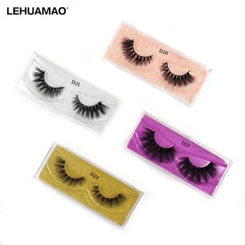 

LEHUAMAO Mink Lashes 3D Mink False Eyelashes Natural Long Soft Eyelash Fluffy Dramatic Eyelashes Makeup Lashes