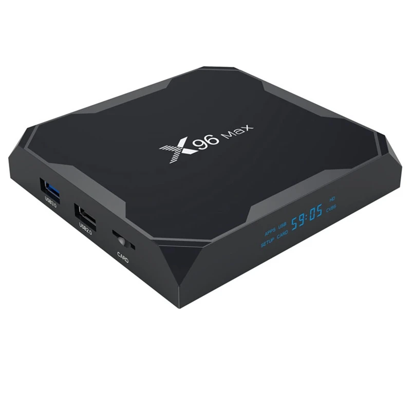 FFYY-X96Max Смарт ТВ приставка Android 8,1 Amlogic S905X2 Lpddr4 четырехъядерный