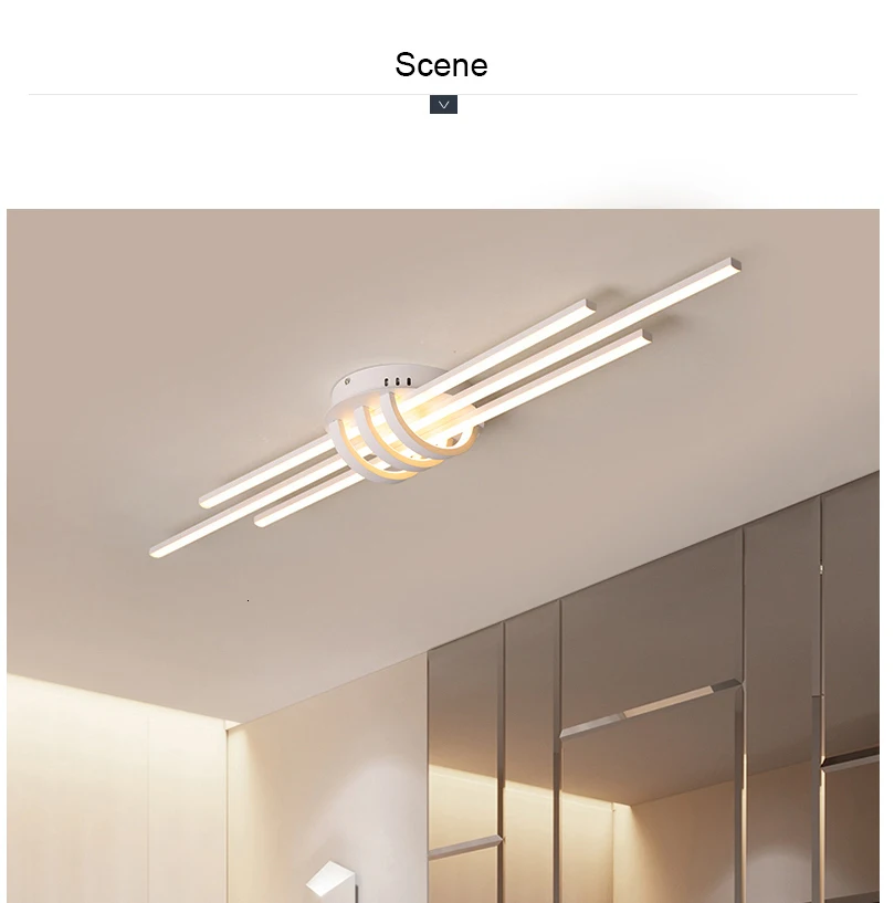 Потолочные светильники для гостиной, спальни, lamparas de techo colgante современный алюминиевый потолочный светильник 90-265 в для дома
