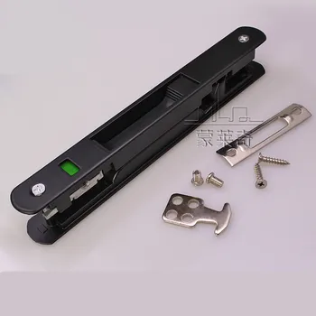 

New 90 Type sliding window lock no keys interior room hanging sliding door embedded lock hook invisible move window lockset
