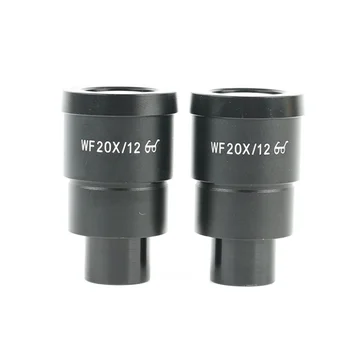 

2PCS Agnicy WF20X Stereo Microscope Wide-angle Eyepiece High Eye Point Large Field of View 20x12mm