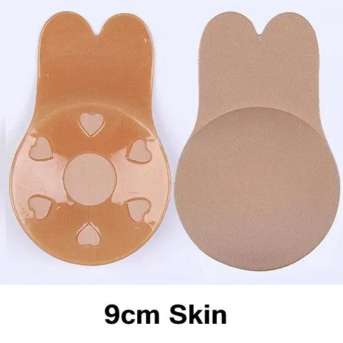 9cm skin Сексуальный силиконовый Стикини Для женщин бюстгальтер с подтяжкой лента пуш-ап подкладки бюстгальтера многоразовый самоклеющийся невидимая лента аксессуары для макияжа - Цвет: 9cm skin