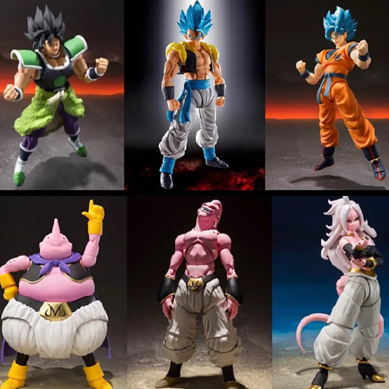 Экшн фигурки Dragon Super Evolve Saiyan Broly игрушки из ПВХ модель Сон Гоку брали|Игровые и