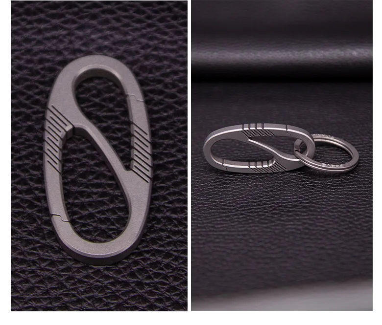 Titanium Men Women Car Keychain Rotatable Buckle Luxury Key Chain Ultra Lightweight EDC Key Ring Holder Upscal Gift for Men Titanium Men Women Car Keychain Rotatable Buckle Luxury Key Chain Ultra Lightweight EDC Key Ring Holder Upscal Gift for Men