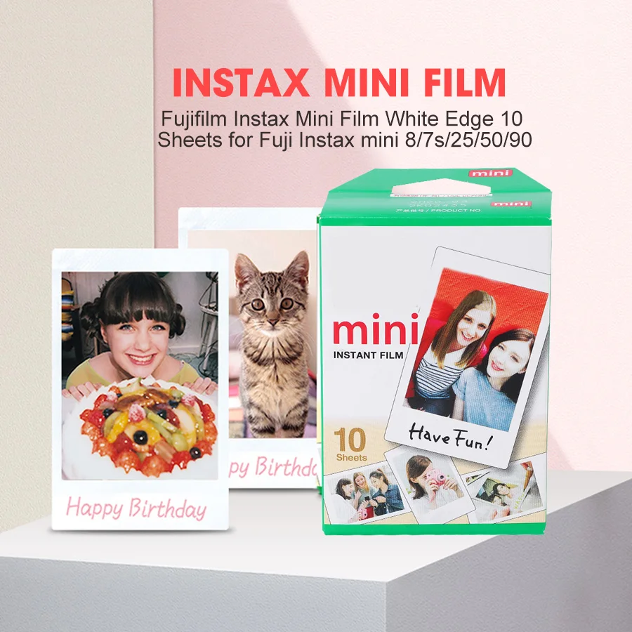 10-100 листов для Fujifilm Instax Mini 9 8 пленка мгновенная фотобумага для Instax Mini 8 9 7s 9 70 25 50s 90 камера SP-1 2 камеры