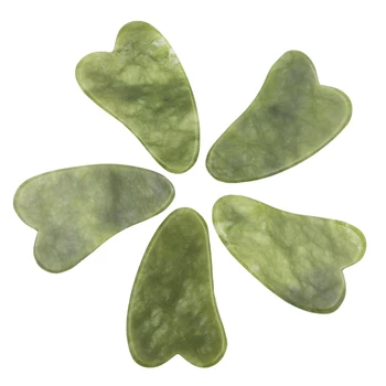

3pcs Facial Massager Board Guasha Plate Jade Stone Slimming Face Lifting Massager Eye Face Neck Thin Tools Scraping Skin Plate